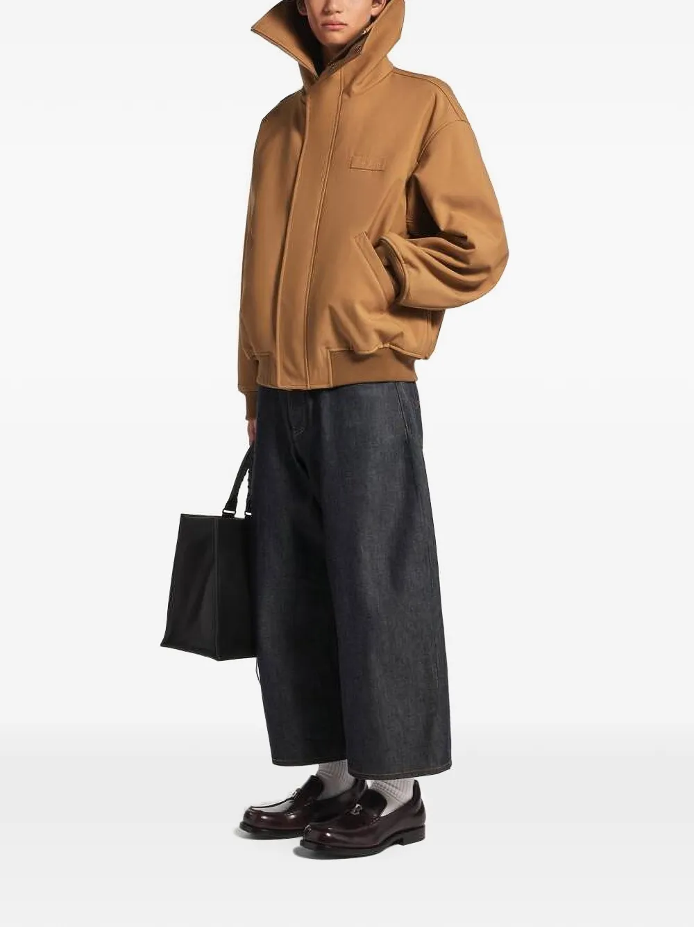 Balenciaga Jeans met riemlussen Blauw
