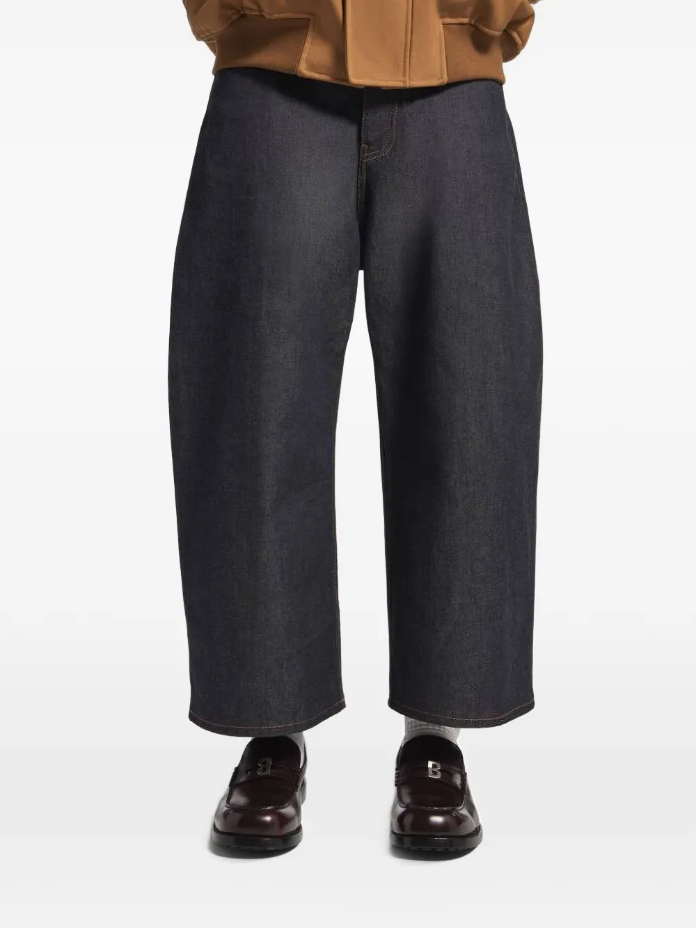 Balenciaga Jeans met riemlussen Blauw