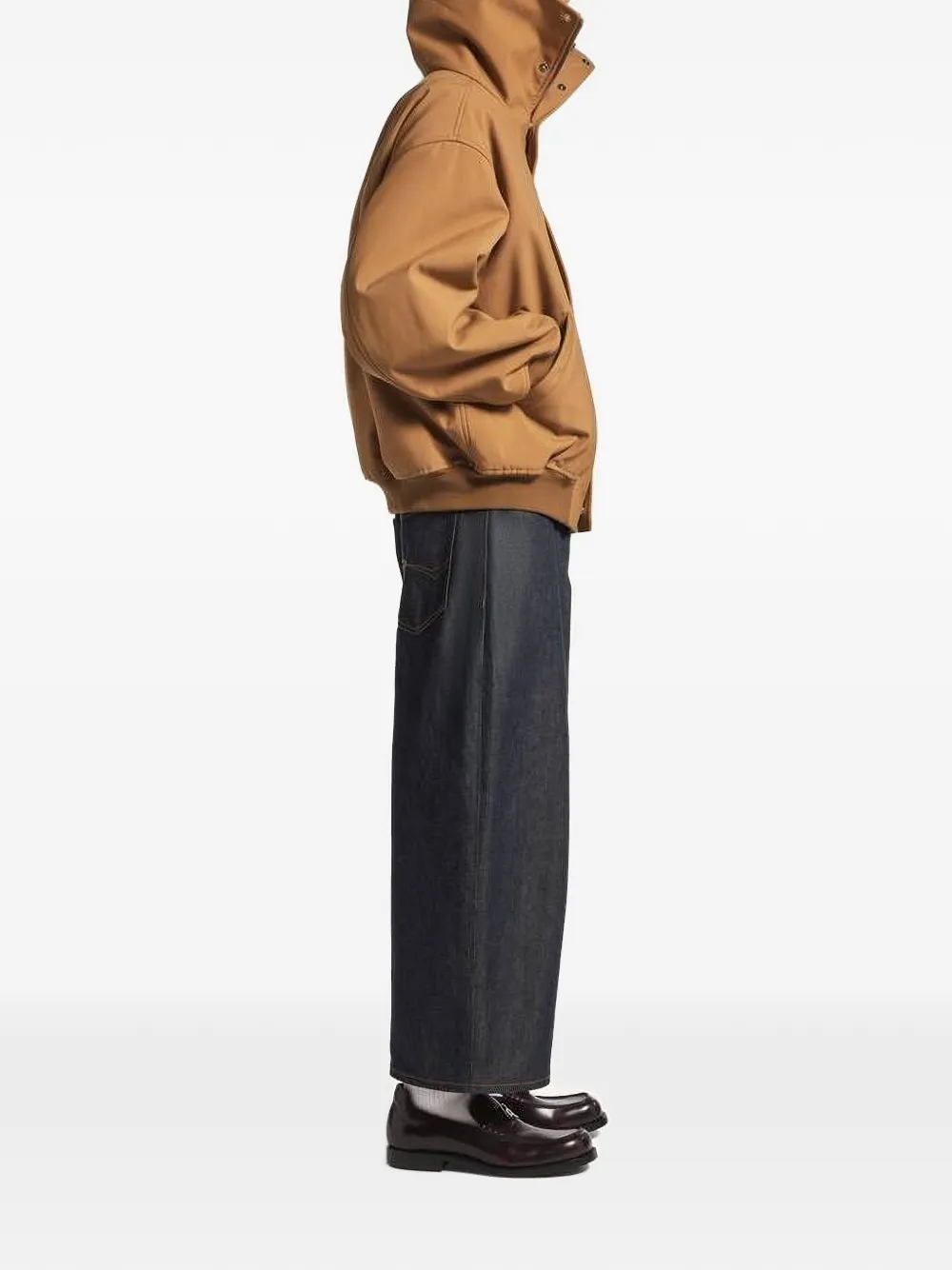 Balenciaga Jeans met riemlussen Blauw