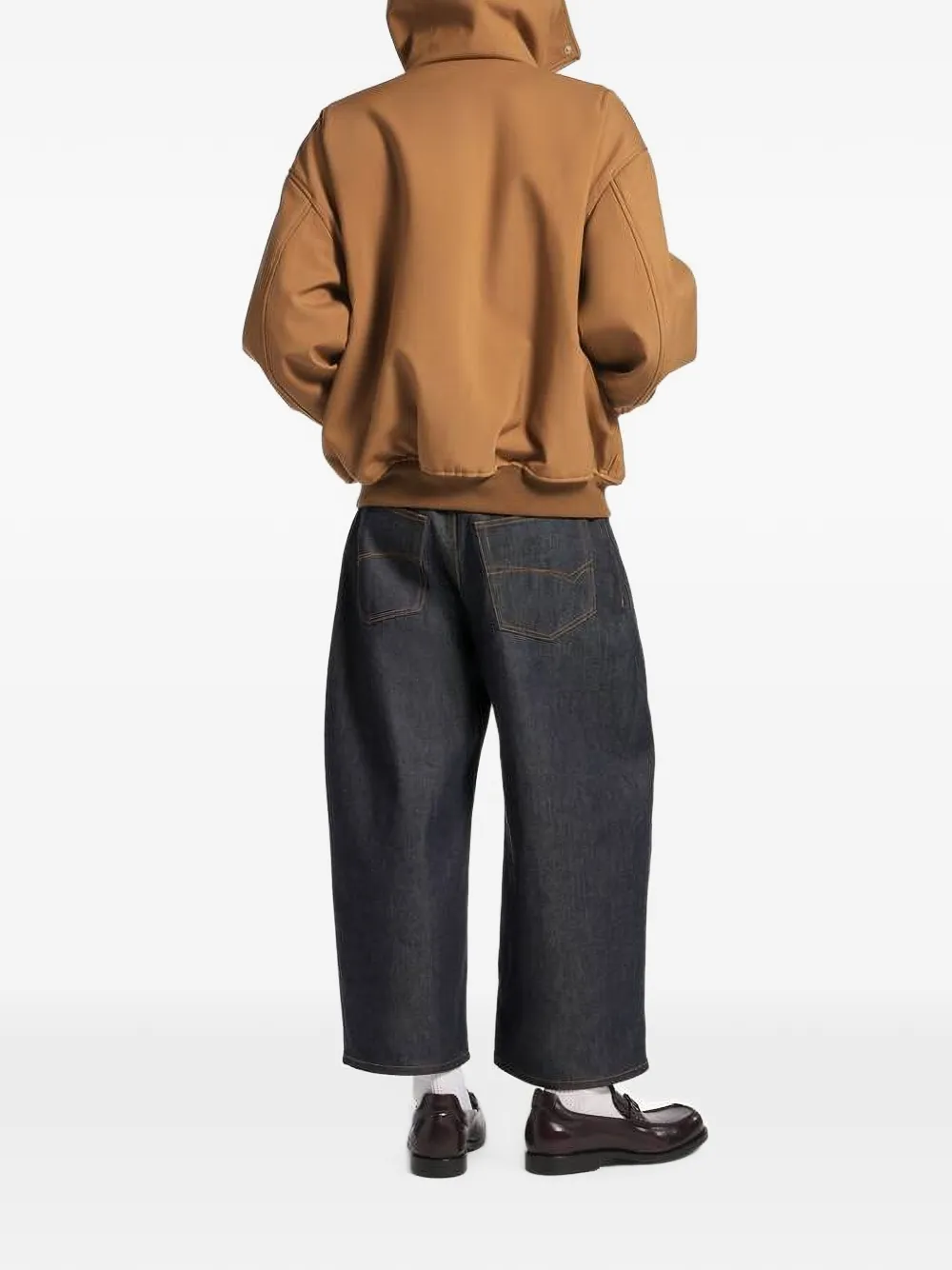 Balenciaga Jeans met riemlussen Blauw