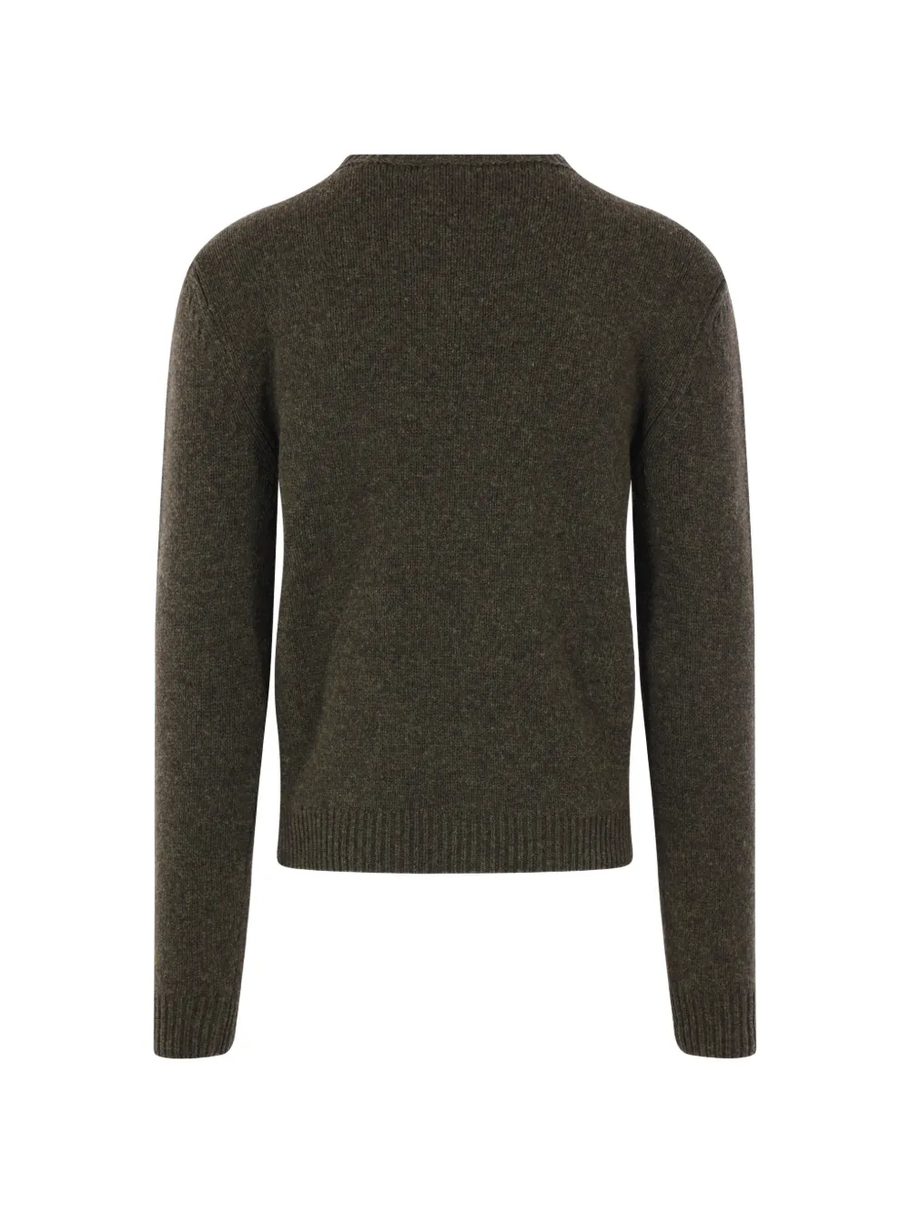 Jil Sander crew-neck wool sweater - Groen