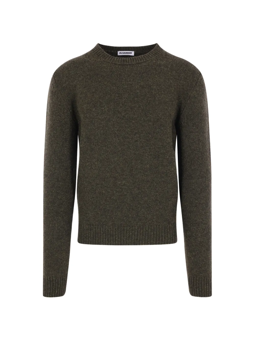 Jil Sander crew-neck wool sweater - Grün
