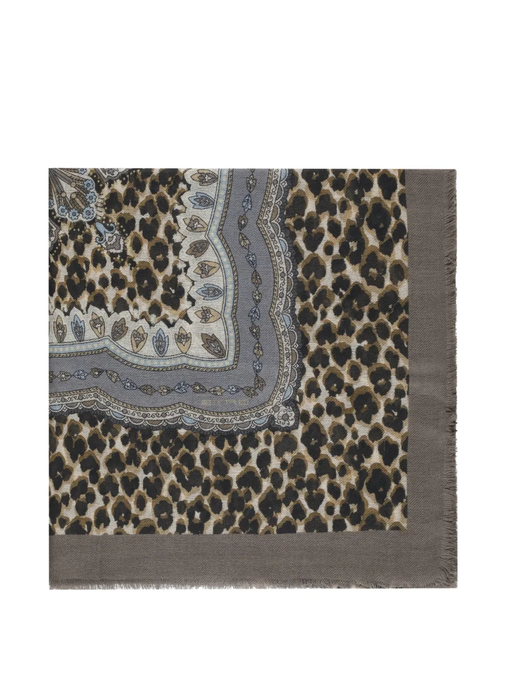 ETRO Paisley animal-print scarf - Toni neutri
