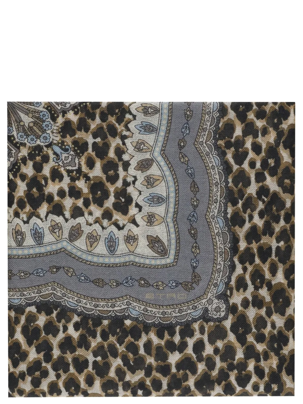 ETRO Sjaal met paisley-print Beige