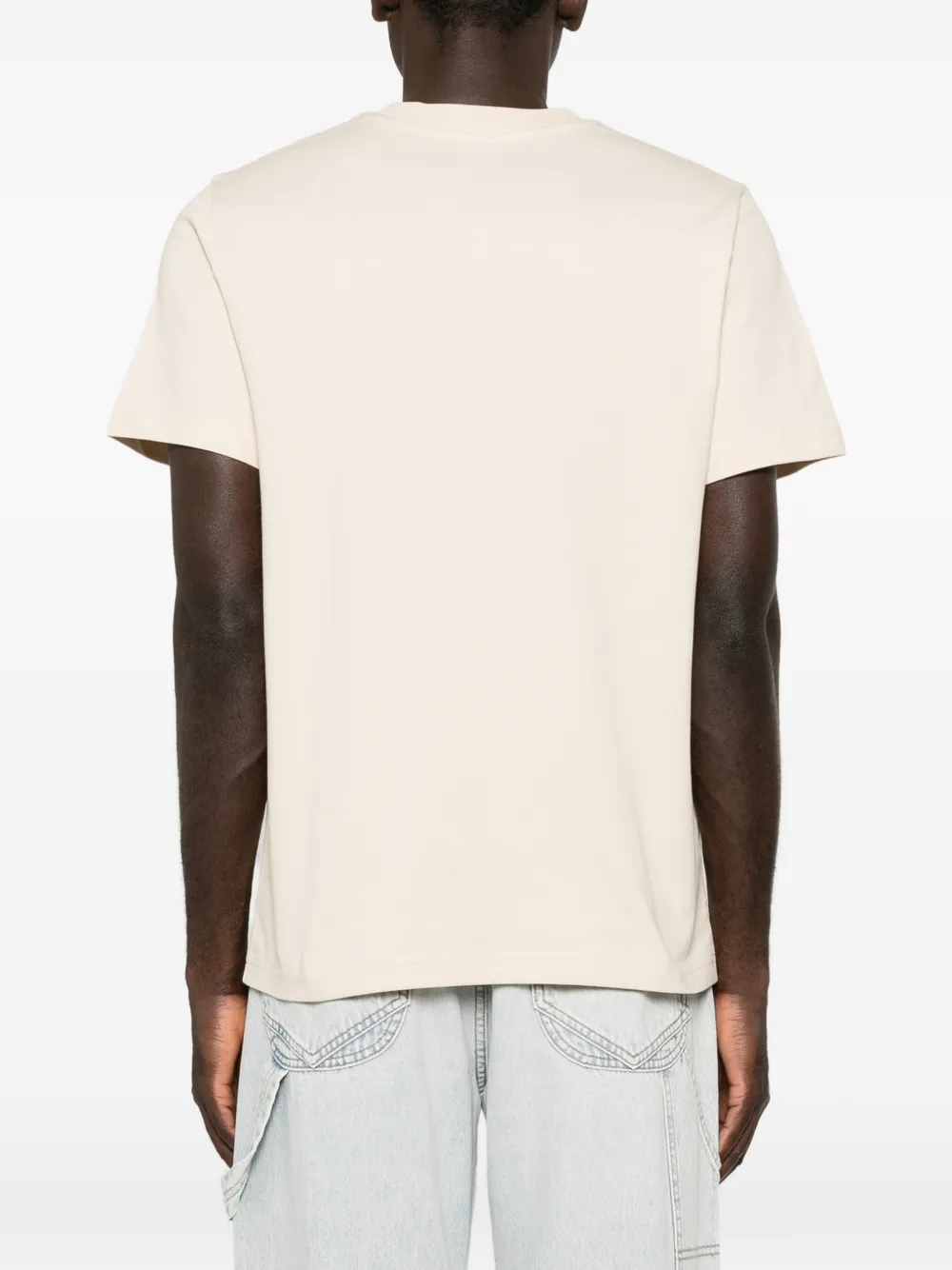 A.P.C. T-shirt met logoprint Beige