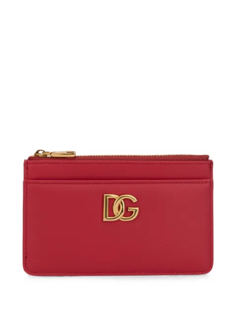 Dolce & Gabbana logo-plaque card holder