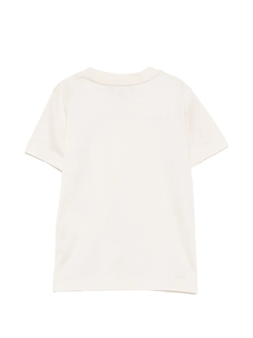 Emporio Armani Kids T-shirt met geborduurd logo Beige