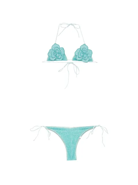 Oséree floral-applique bikini