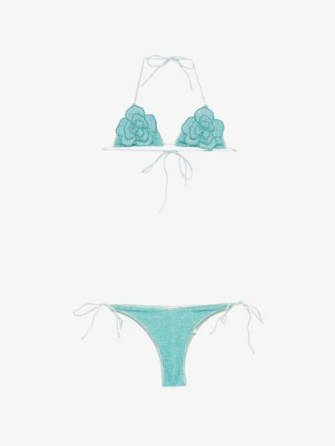 Oséree floral-applique bikini