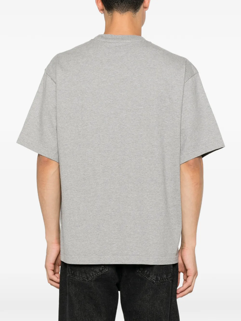 Axel Arigato Fallen katoenen T-shirt met grafische print Grijs