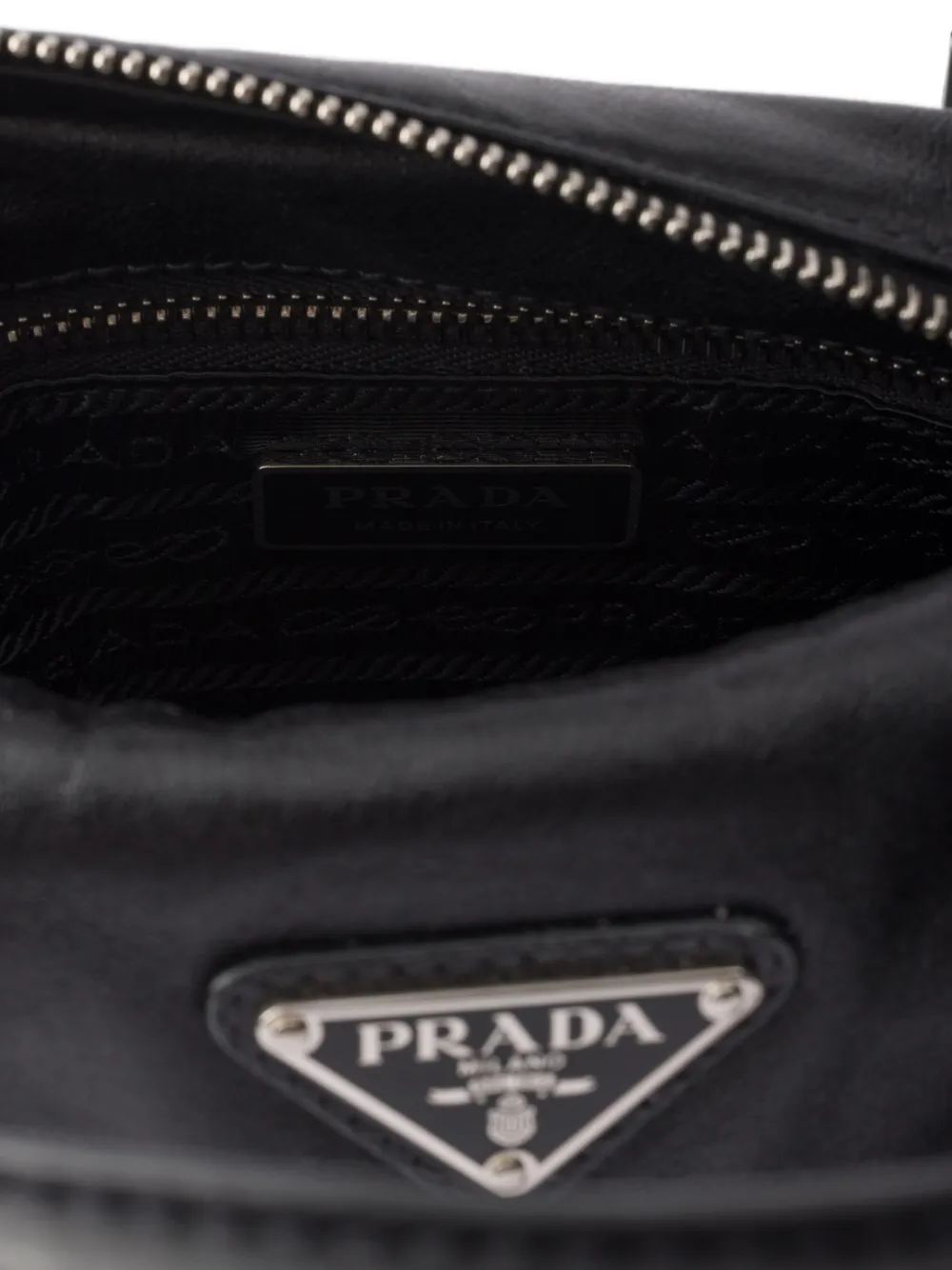 Prada Karin kleine leren tas Zwart