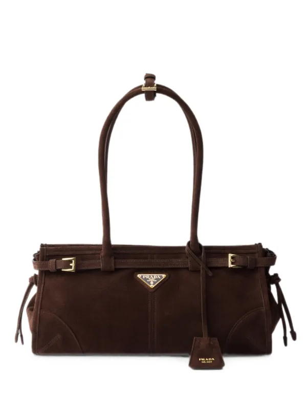 Prada Bonnie ハンドバッグ M | ブラウン | FARFETCH JP