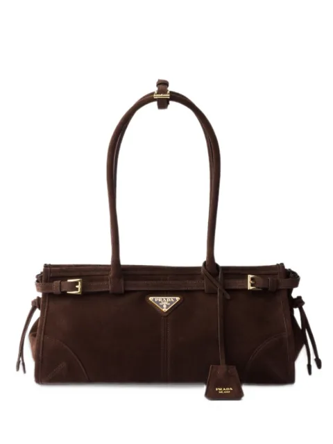 Prada Bonnie medium suede bag