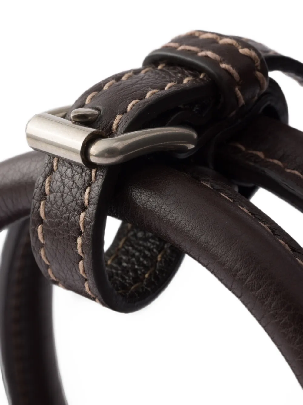 Prada Bonnie kleine ribfluwelen en leren handtas Bruin