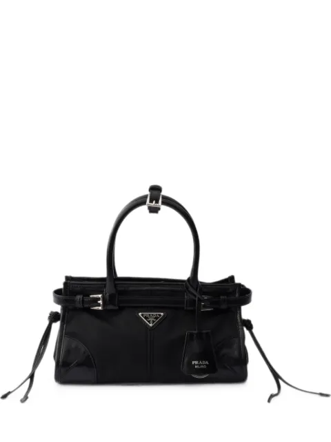 Prada Bonnie small Re-Nylon and leather handbag