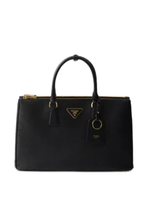 Prada ガレリア ハンドバッグ L | ブラック | FARFETCH JP