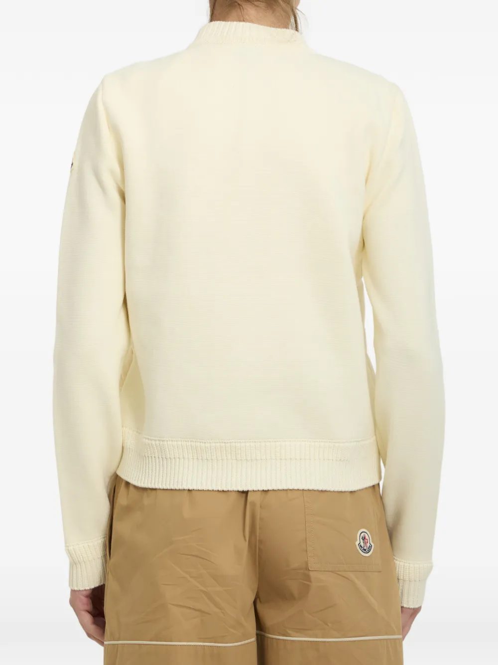 Moncler Jack met gewatteerd vlak Beige