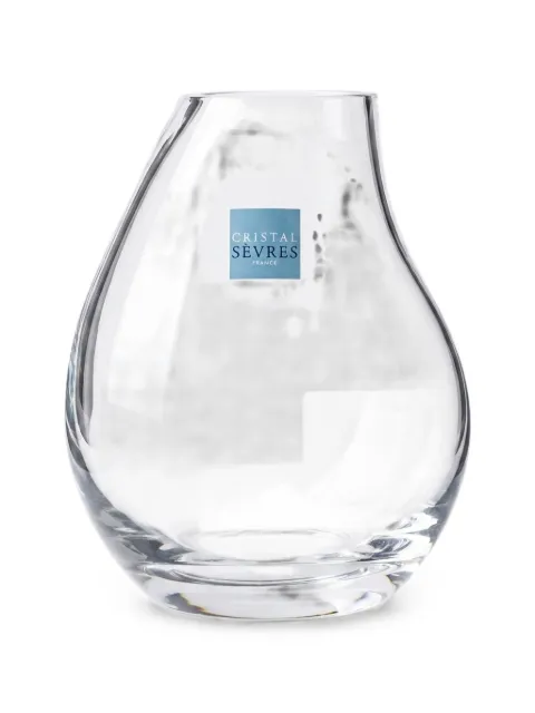 CRISTAL DE SEVRES Drop crystal vase