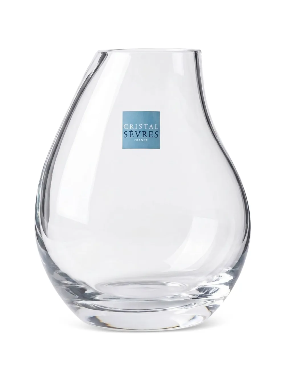 CRISTAL DE SEVRES Drop crystal vase - Weiß