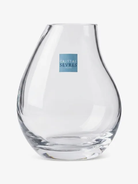 CRISTAL DE SEVRES Drop crystal vase