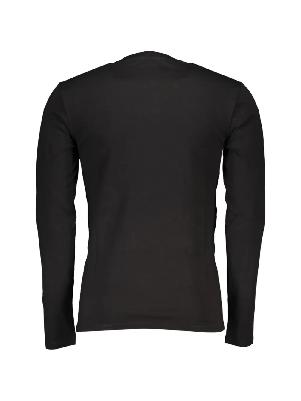 GUESS USA T-shirt met logopatch en lange mouwen Zwart