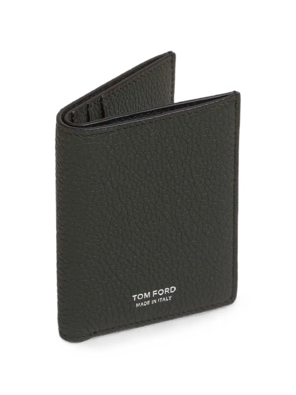 TOM FORD Pasjeshouder met textuur Groen