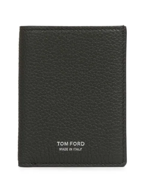 TOM FORD grained leather bi-fold cardholder