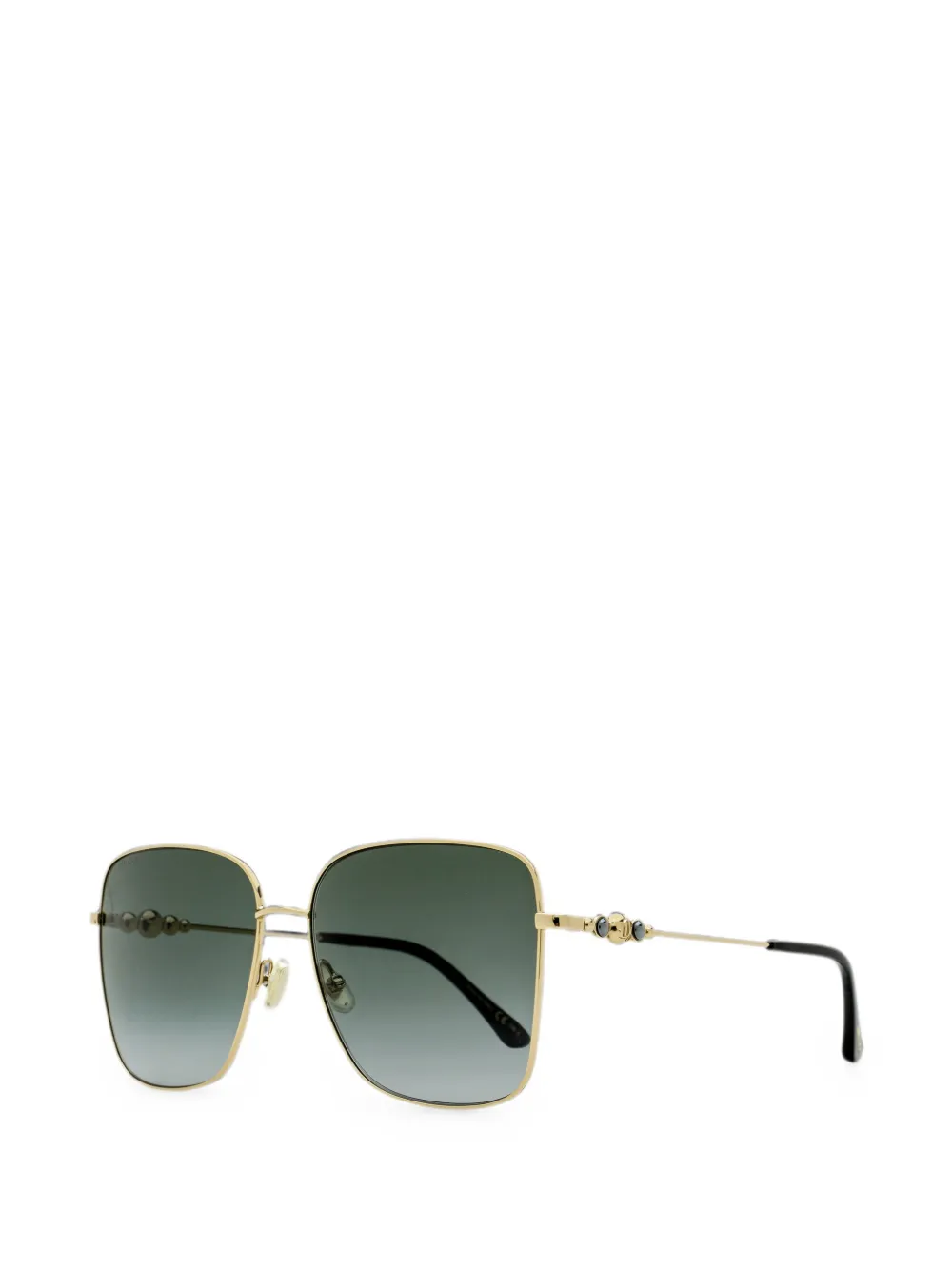 Jimmy Choo Eyewear Hester square-frame sunglasses - Gold