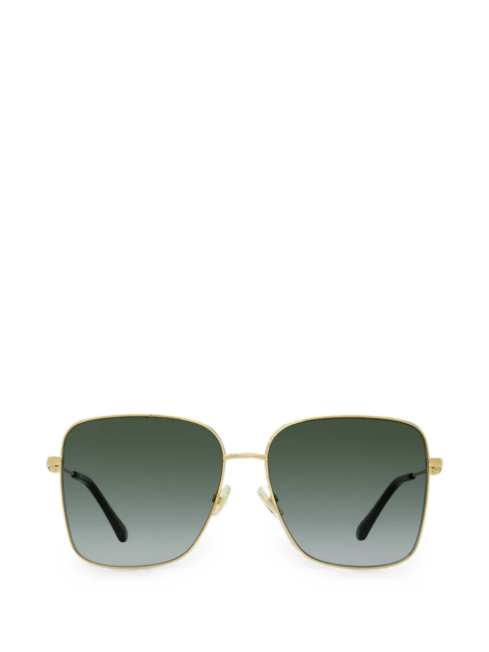 Jimmy Choo Eyewear Hester zonnebril met vierkant montuur Goud