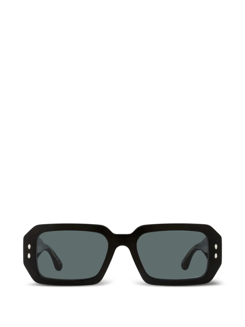 Isabel Marant Eyewear Lizzy Rectangle-frame Sunglasses In Black
