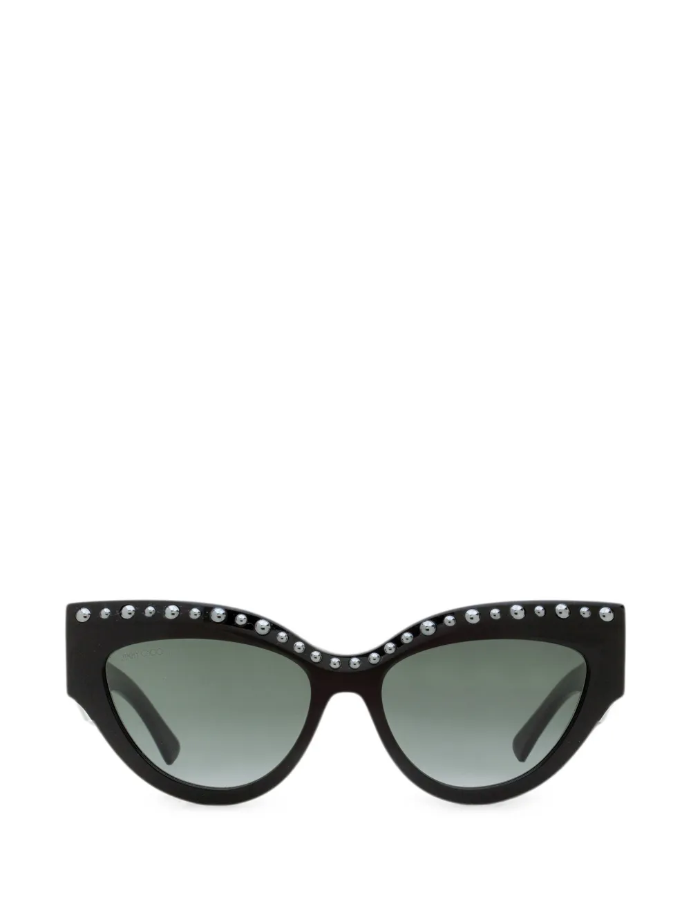 Jimmy Choo Eyewear Sonja faux-pearl cat-eye sunglasses - Nero