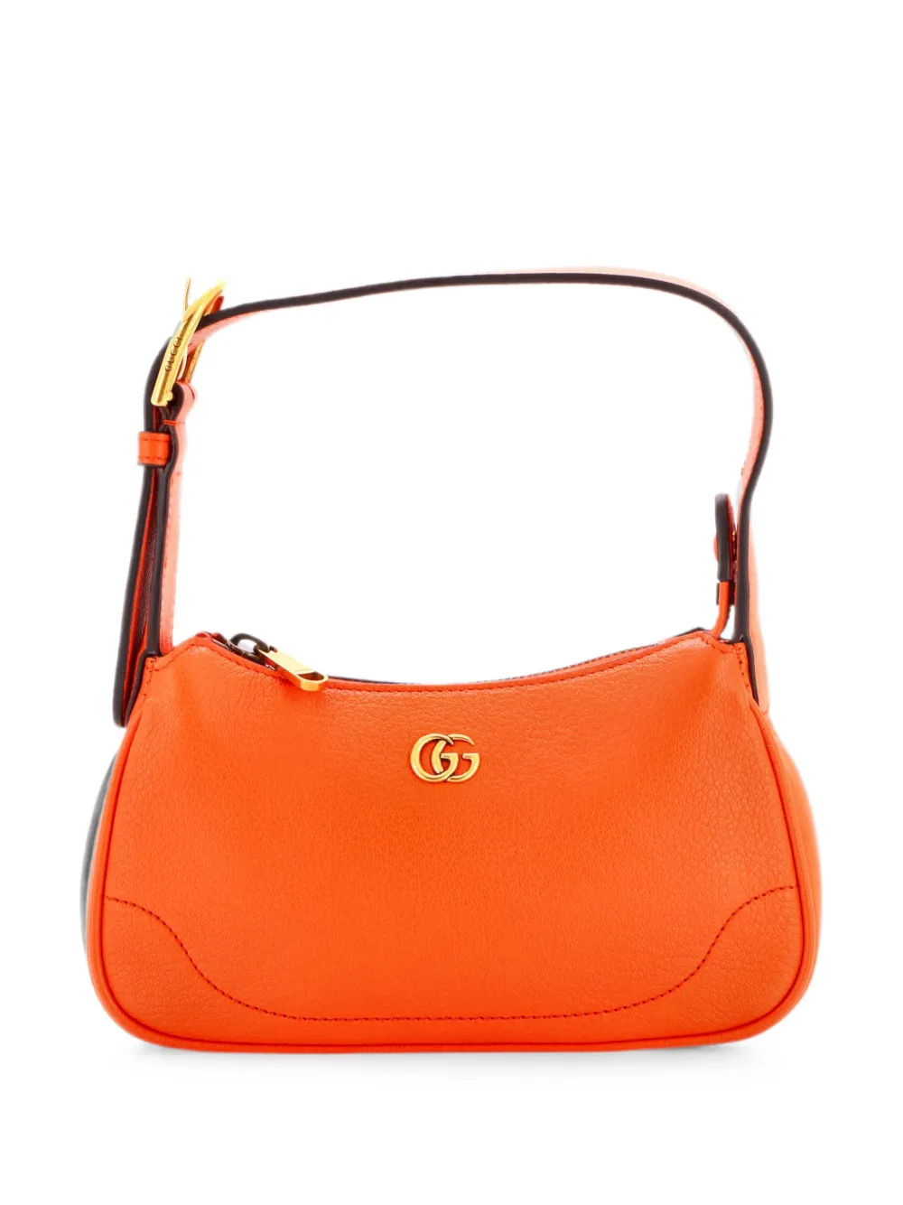 Gucci Pre-Owned Borsa a spalla Aphrodite mini in pelle - Arancione