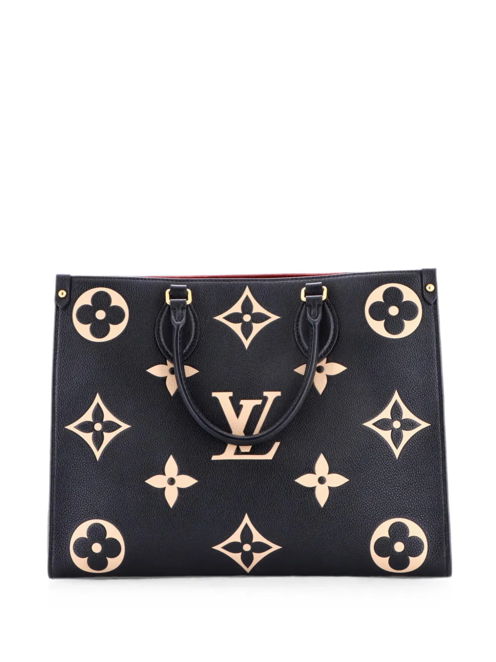 Louis Vuitton Pre-Owned On the Go Monogram Empreinte Giant MM Schultertasche - Schwarz