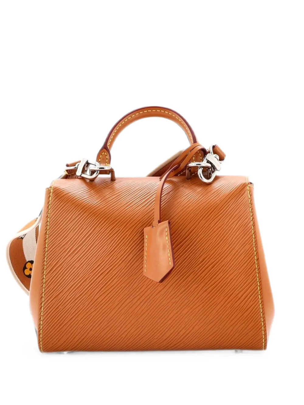 Louis Vuitton Pre-Owned Borsa a mano Cluny mini in pelle Épi con manico - Marrone