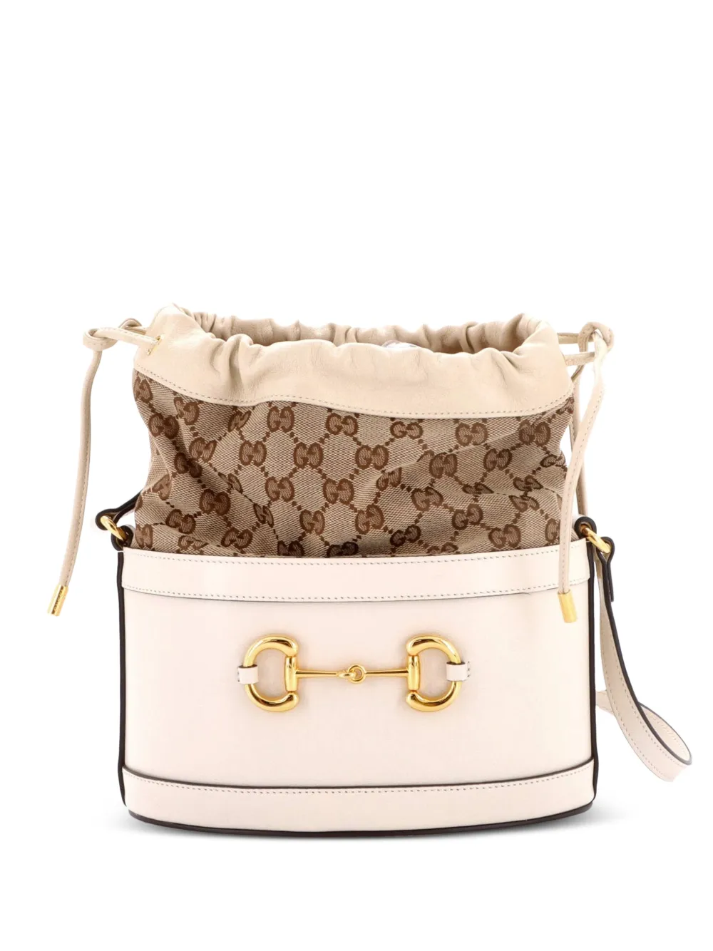 Gucci Pre-Owned Kleine Horsebit 1955 Beuteltasche - Nude