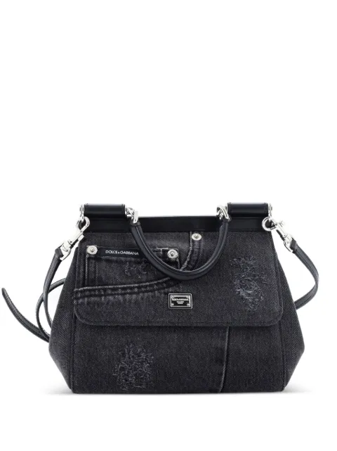 Dolce & Gabbana Pre-Owned Mittelgroße Miss Sicily Patchwork-Satchel-Tasche