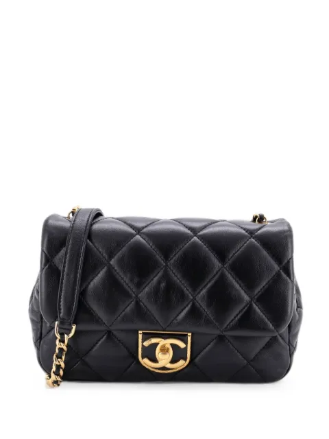 CHANEL Pre-Owned Quilt Metal Edge CC Flap Bag Quilted Lambskin Small crossbody bag