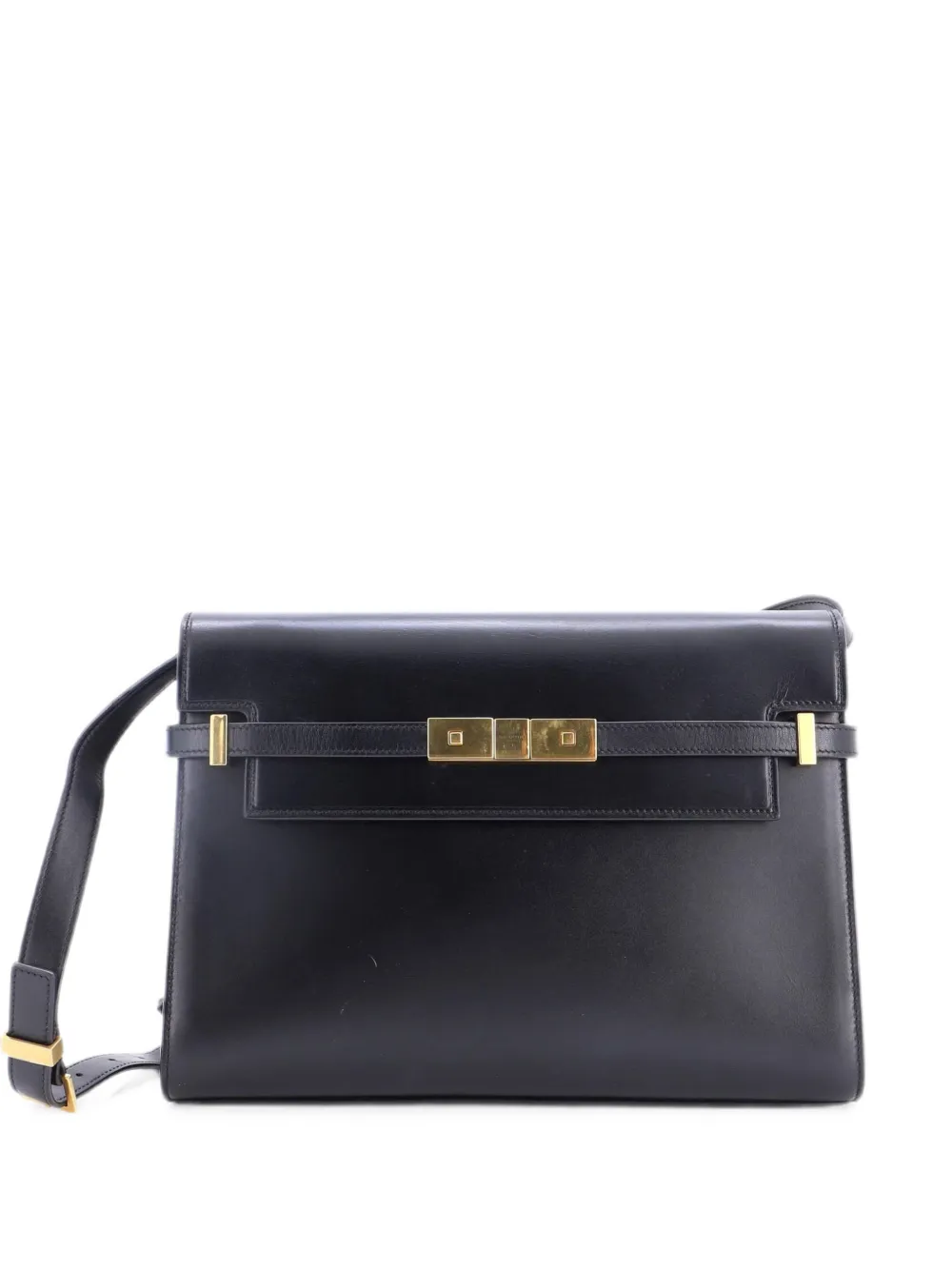 Saint Laurent Pre-Owned Manhattan Leather Medium shoulder bag - Black