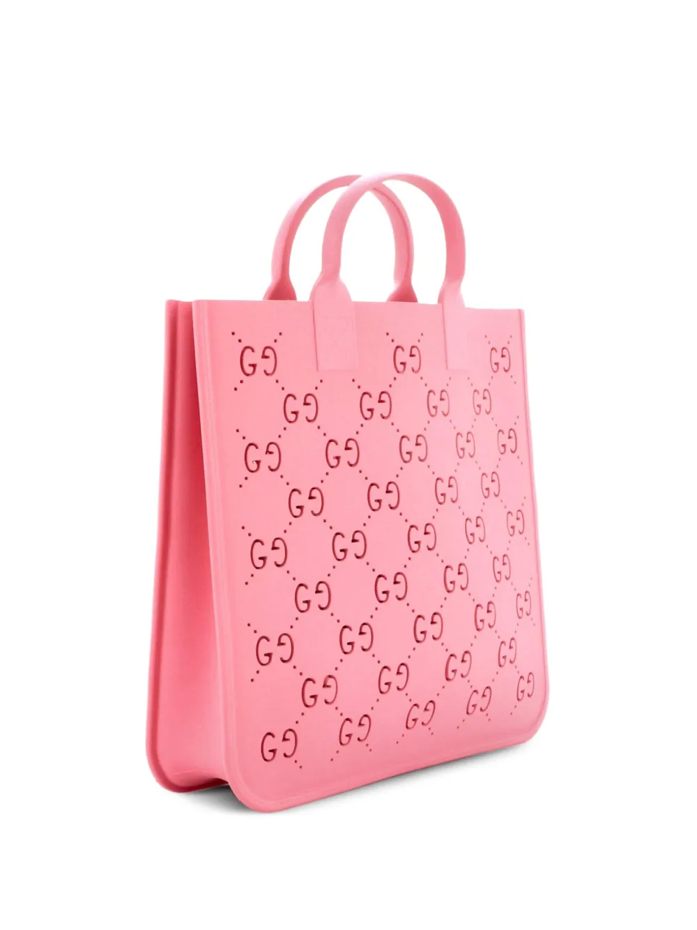 Gucci Pre-Owned Borsa tote Kid's traforata in gomma - Rosa