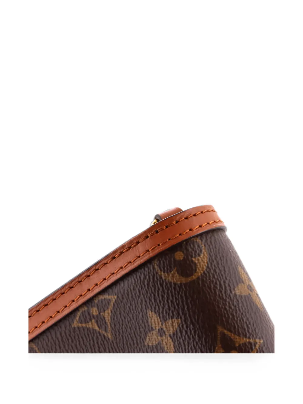 Louis Vuitton Pre-Owned Clutch Dauphine Chain Wallet in tela Reverse Monogram - Marrone