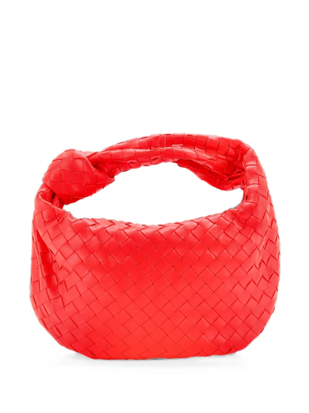 Bottega Veneta Pre-Owned Borsa passepartout BV Jodie in nappa con design Intrecciato - Rosso
