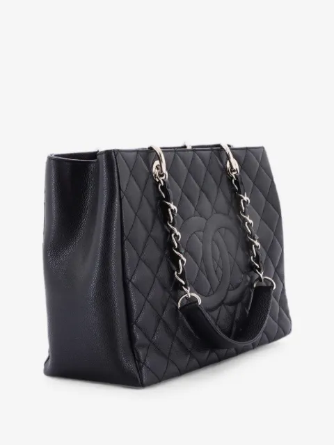 CHANEL Pre-Owned cabas Grand Shopping matelassé à texture Caviar