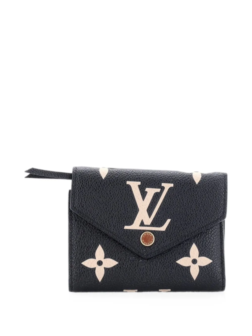 Louis Vuitton Pre-Owned Victorine Wallet Bicolor Monogram Empreinte Giant small wallets - Black