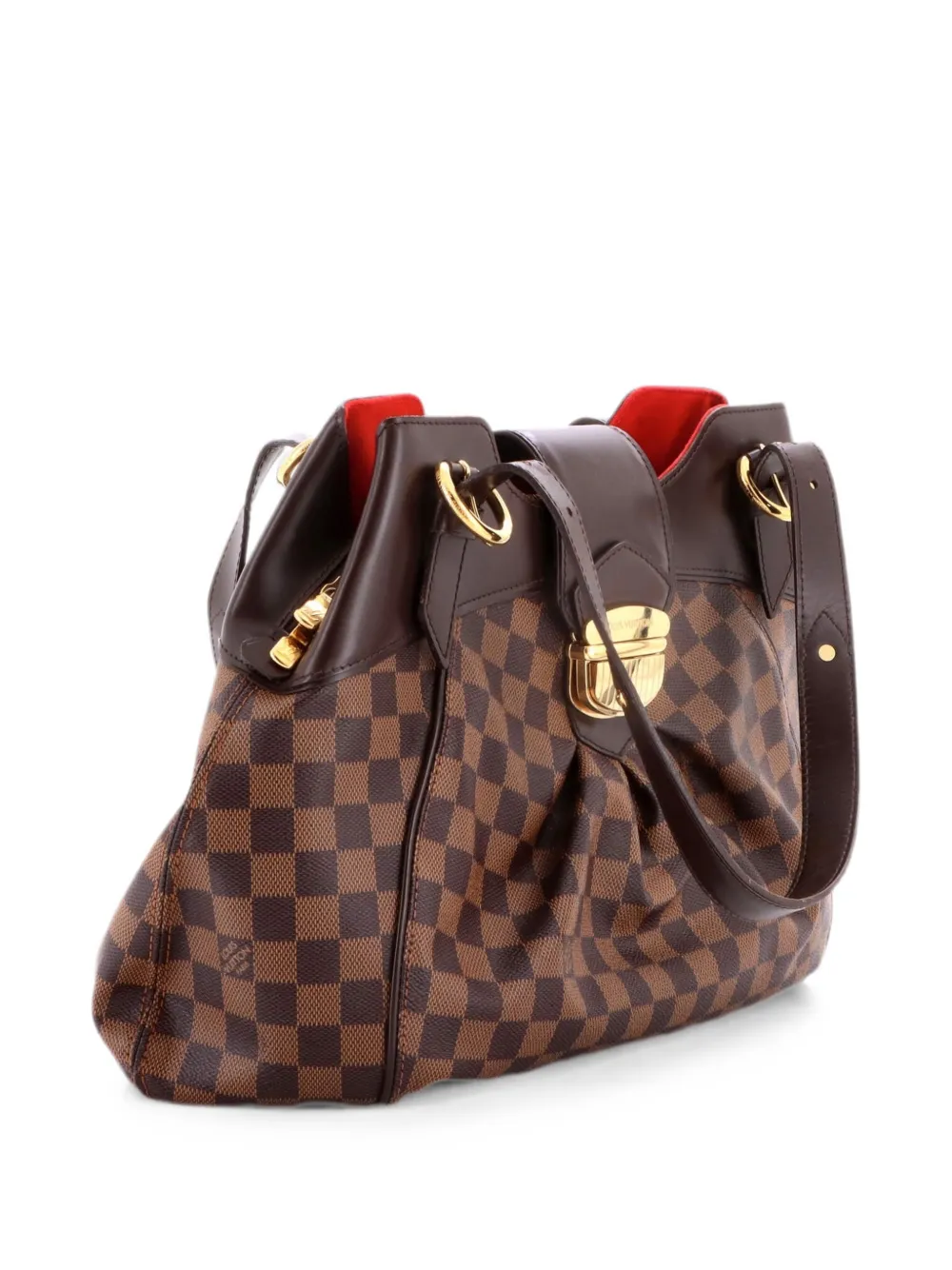 Louis Vuitton Pre-Owned Borsa passepartout Sistina Damier GM con manico - Marrone
