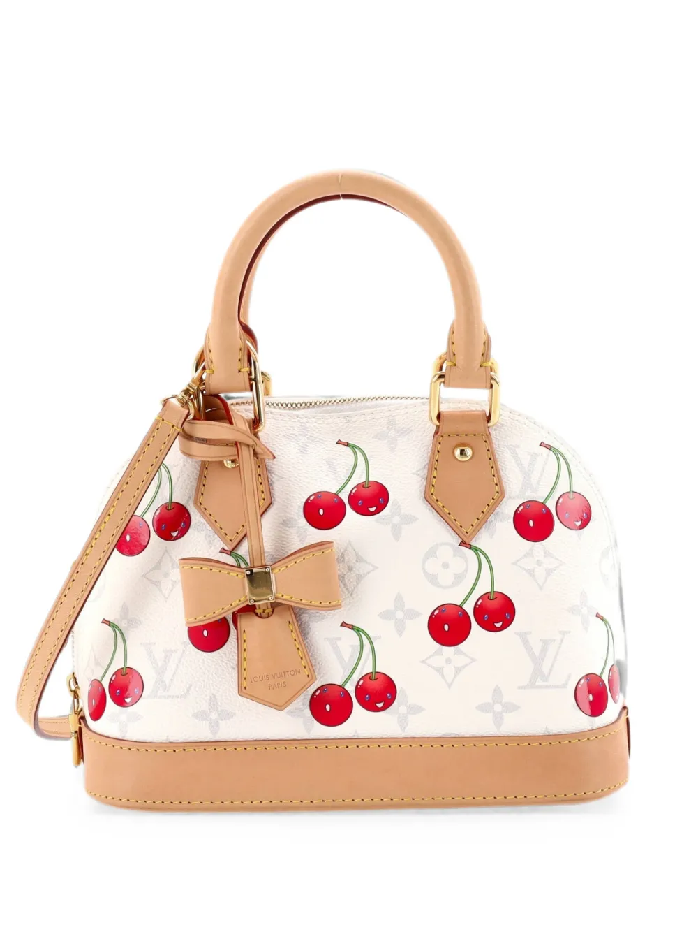 Louis Vuitton Pre-Owned x Takashi Murakami Borsa a tracolla Alma BB Limited Edition Monogram Cerises - Multicolore
