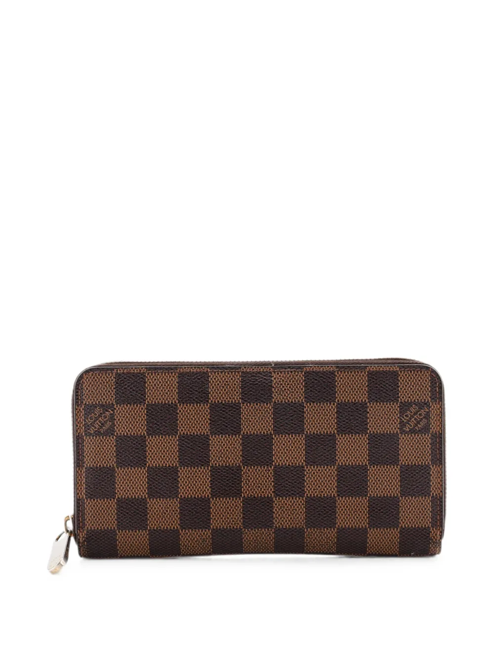 Louis Vuitton Pre-Owned Kleines Zippy Damier Portemonnaie - Braun