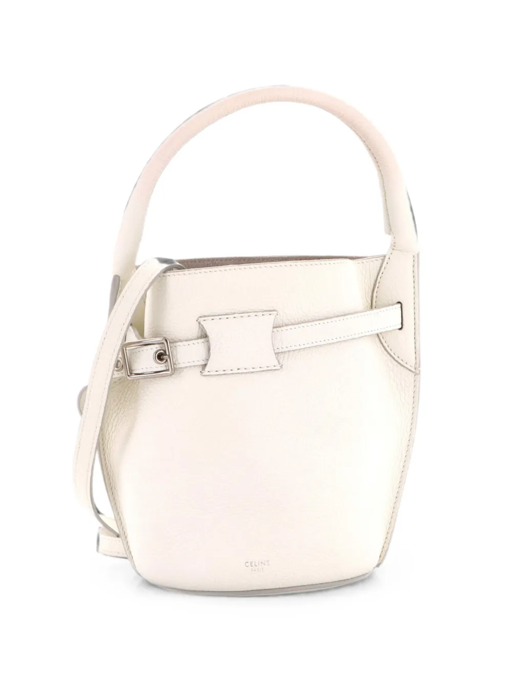 Celine Pre-Owned Borsa a secchiello Big nano in pelle - Toni neutri