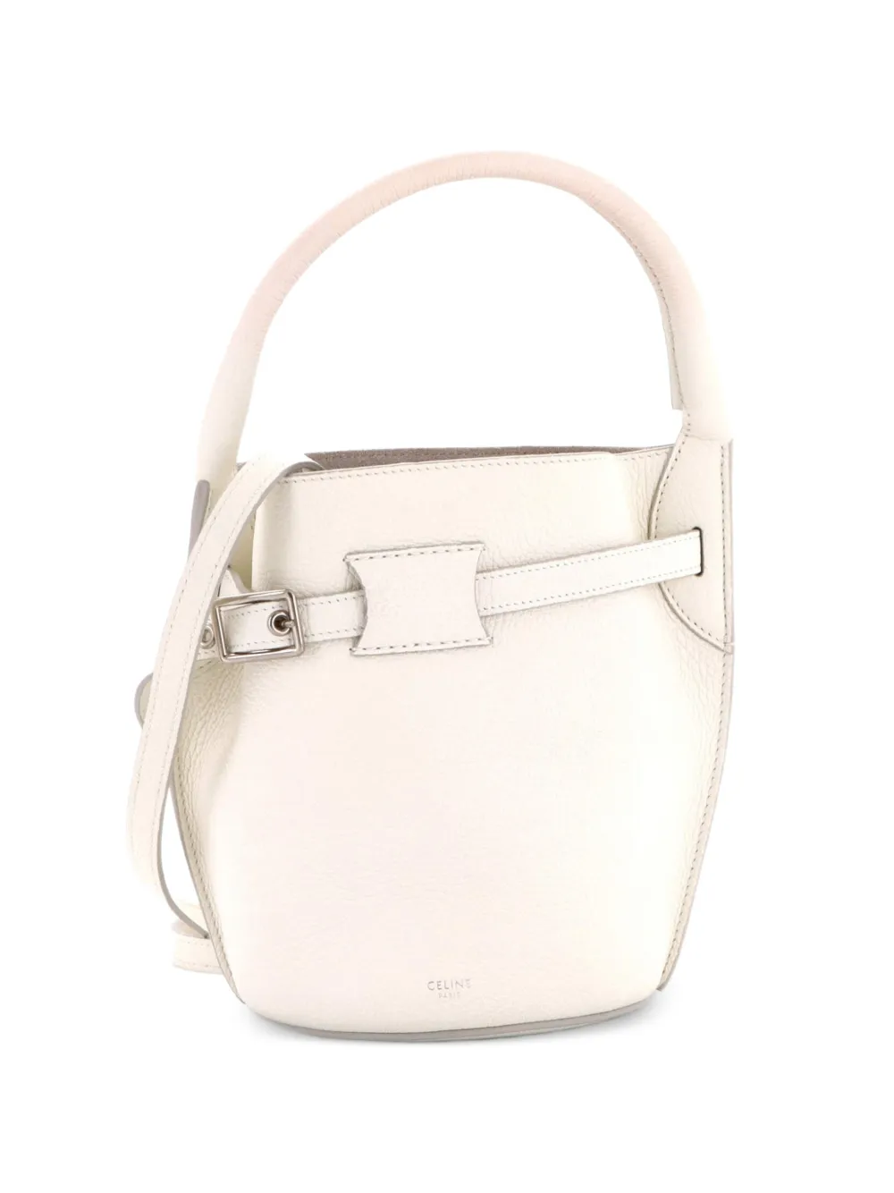 Celine Pre-Owned Big Bag Leather Nano bucket bag - Neutrals