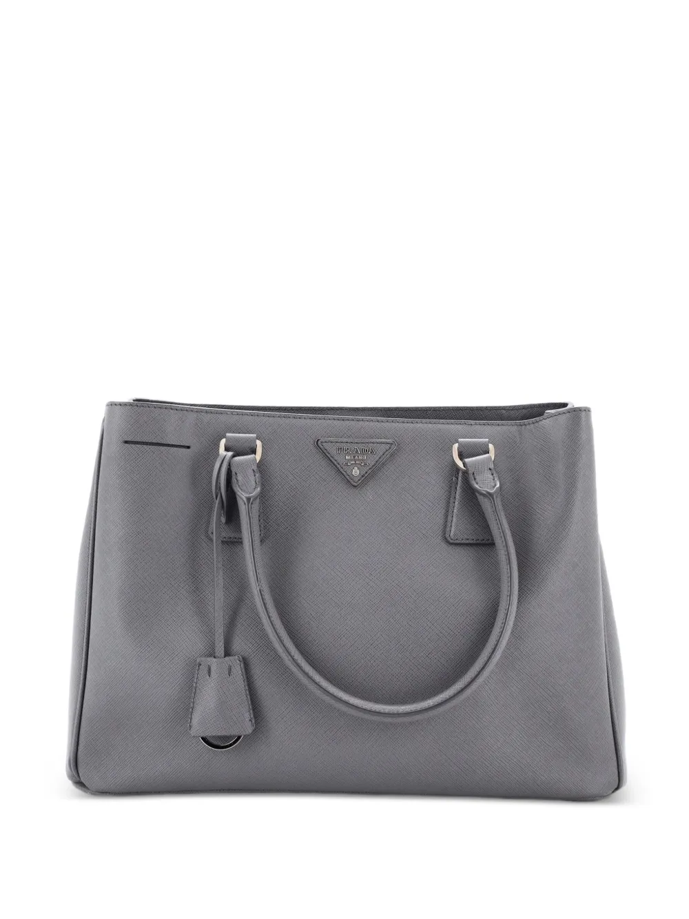 Prada Pre-Owned Mittelgroßer Gardener's Saffiano-Tote Bag - Grau