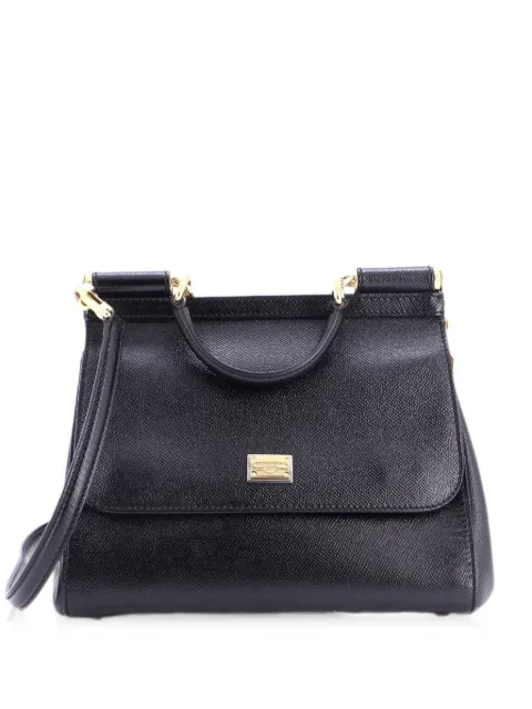 Dolce & Gabbana Pre-Owned Miss Sicily Bag Leather Medium satchel